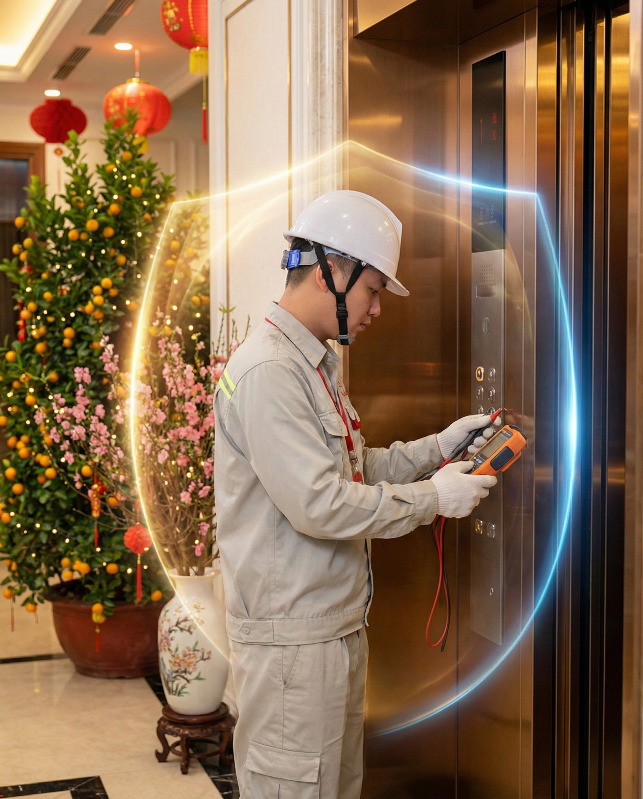 Bảo trì thang máy đón tết: "lá chắn" 7 bước an toàn tuyệt đối từ FUJIALPHA